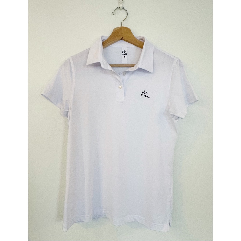Rhoback || Performance Polo Solid White Small - image 2